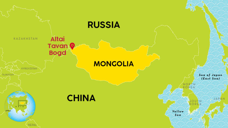 Mongolia map